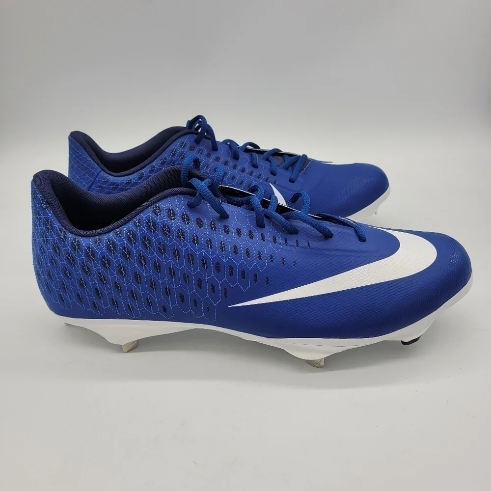 Nike Lunar Vapor UltraFly Elite 2 Baseball Cleats Men's 15 New Shoes Blue